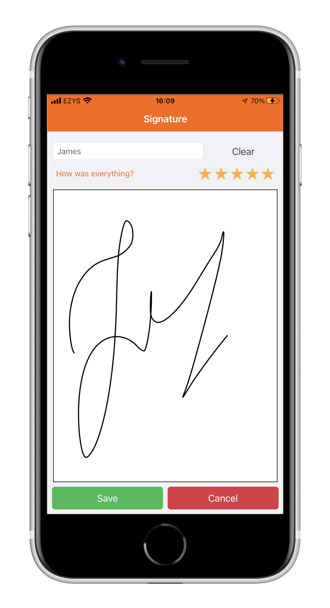 Real time feedback on delivery