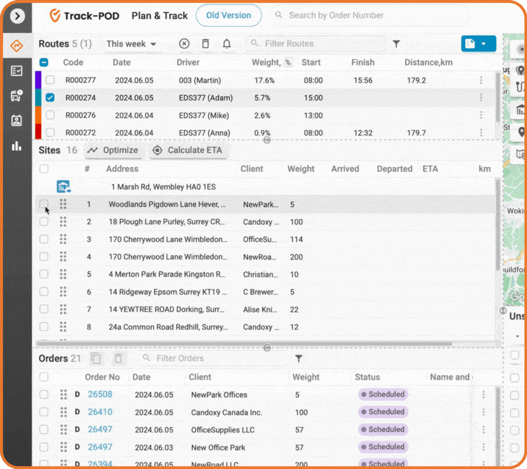 order selection SHIFT GIF